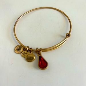 Alex and Ani July Ruby Birthstone Bracelet